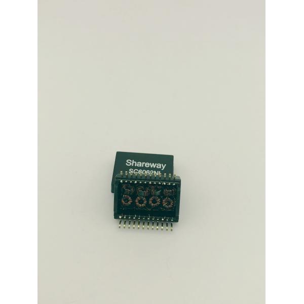 Low Common Mode Emissions Full Duplex Lan Magnetic Transformer