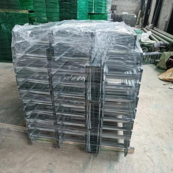 Silver Conduit Ladder Rack Cable Management Customizable And Fire Resistant