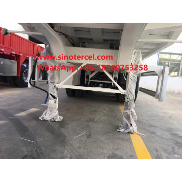 3 Axles Tipper Semi Trailer 20-50CBM Front Lifting