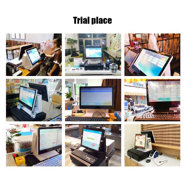 Self Service Payment Touch POS Monitors With WiFi Network Connectivity