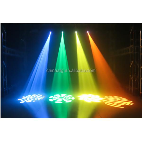 Party DJ DMX 512 Moving Head Stage Light 5000K With Remote Controller