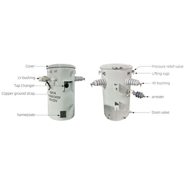 Pole Mounted Overhead Distribution Transformer