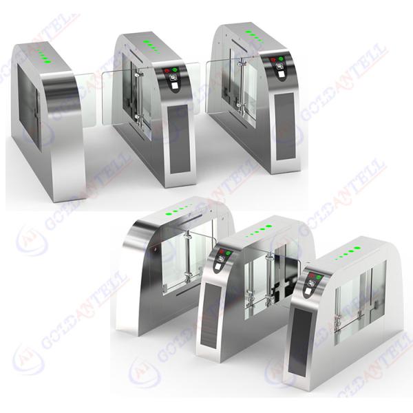 Standard Silver Swing Barrier Gate Ticketing System 600mm Arm Length