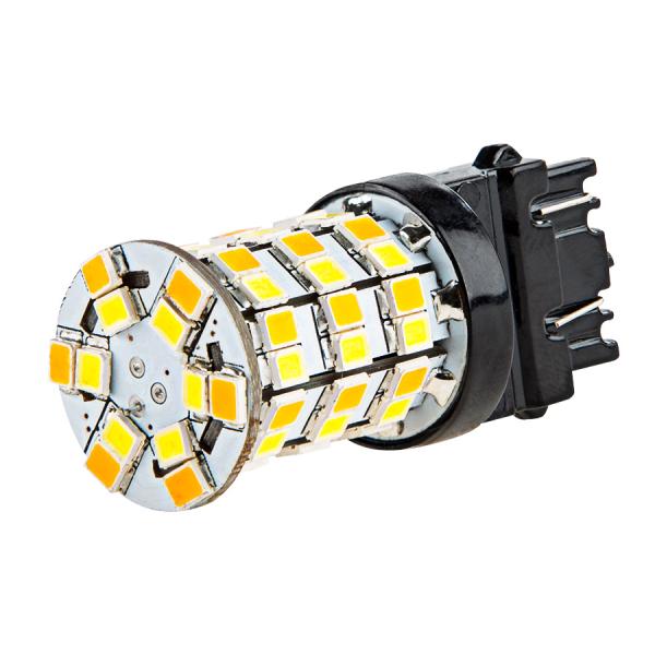 3157 Switchback LED Car Light Bulbs 60 SMD LED Tower 360° Viewing Angle 150 Lumen