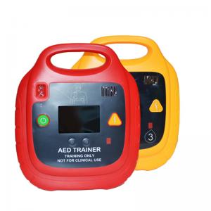 China 3.7v AED Machine CPR Training Plastic Automatic External Defibrillator on sale