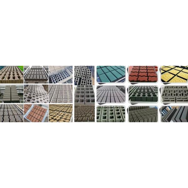 High Density Vibration Hollow Solid Concrete Cement Paving Interlock Brick Machine
