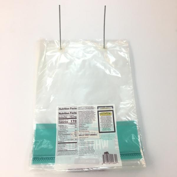 Custom Printed Thick 0.05mm Bread Packaging Bags Clear Plastic LDPE