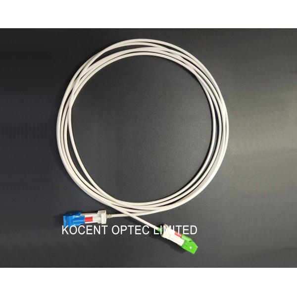 LSZH PVC FTTH Single Mode Fiber Patch Cable , Patch Cord Pigtail Low Insertion Loss