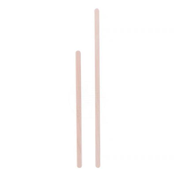 Various Size Disposable Coffee Stirrer Straight Style Individually Wrapped Wooden Stirrers