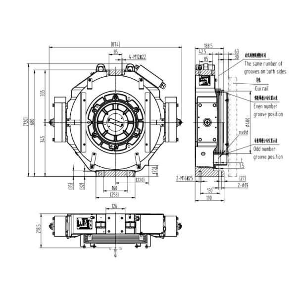400MM Sheave MRL Passenger Elevator Machine Traction Machine Supplier Factory Quality Customized