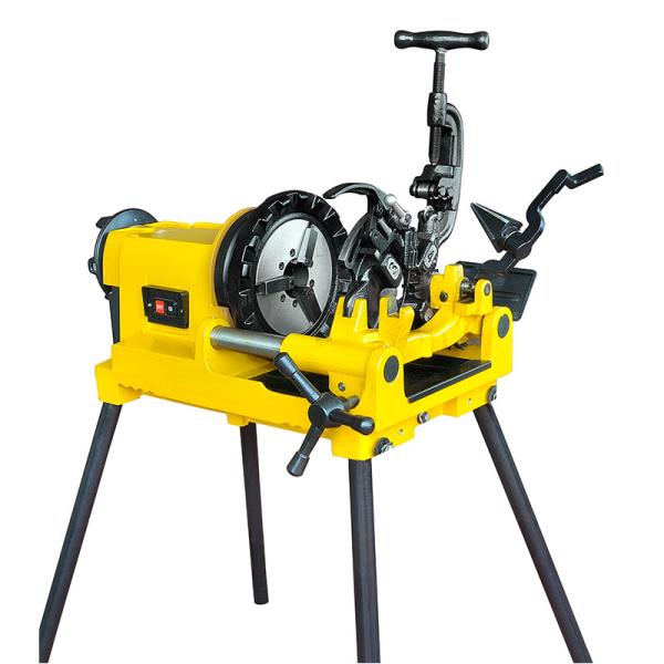 Electric Pipe Threading Machine Self Opening Universal Die Head With 1/8" To 2" Pipe Threading Capacity