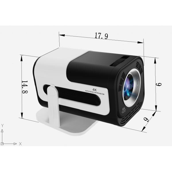 Fire 500 Short Throw Portable Mini Projector Android 13 Operating System 4K Native 120ANSI 1080P Max Resolution WIFI6 BT5.0 LED