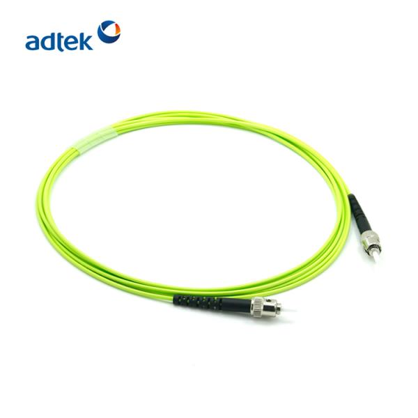 Multimode Simplex Fiber Patch Cord OM5 ST To ST Fiber Patch Cable