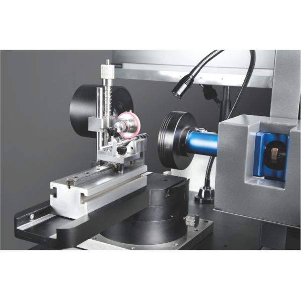 Compact Electronic Power Tool Inspection System for Cutting Tools with Wooden Case Packaging