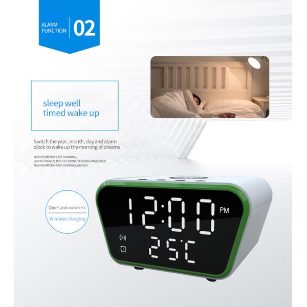 Oem Qi Wireless Charger Clock