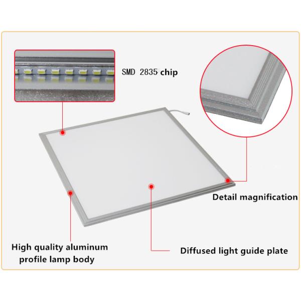 40W 600x600 LED Flat Panel Ceiling Lights Cool White 30000 Hours Lifetime