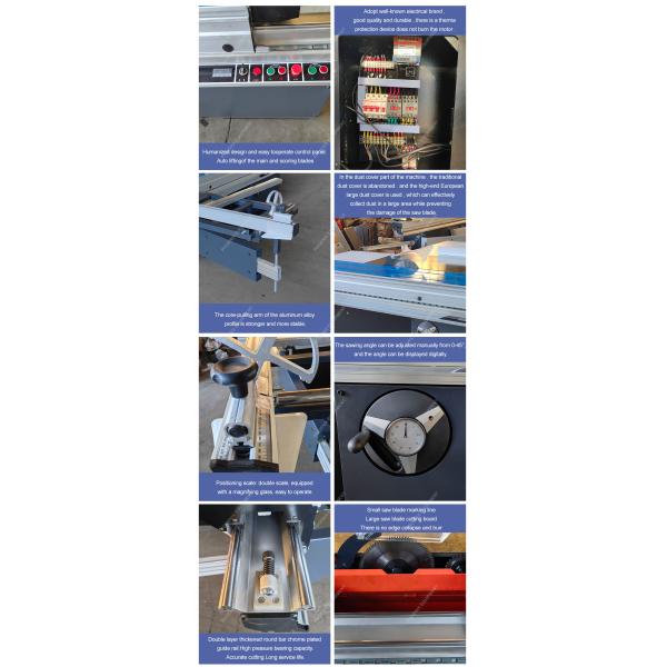 Max Cutting Width 1300mm Vertical Panel Saw Sliding Table Saw Machine for Woodworking