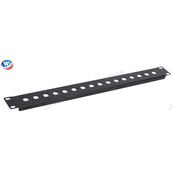 19in 16 Port Keystone Patch Panel Cold Rolled Steel Blanking Panels Data Center