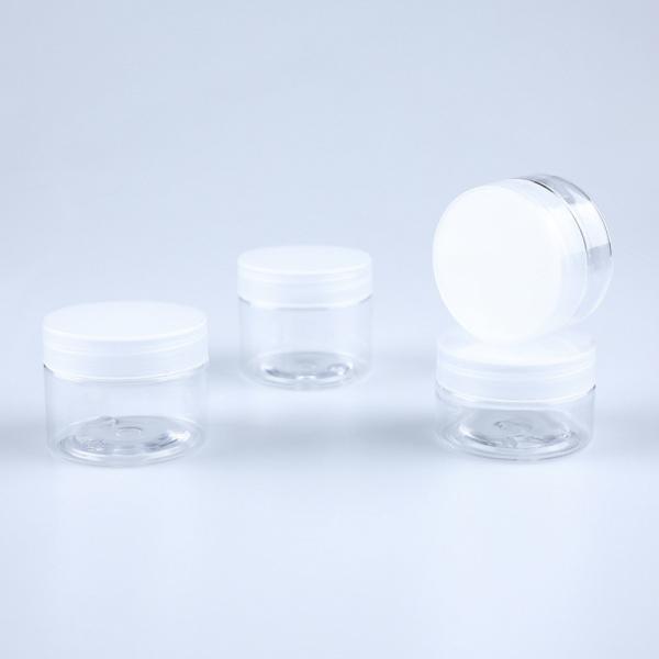 Transparent Plastic Jars For Customizable Storage