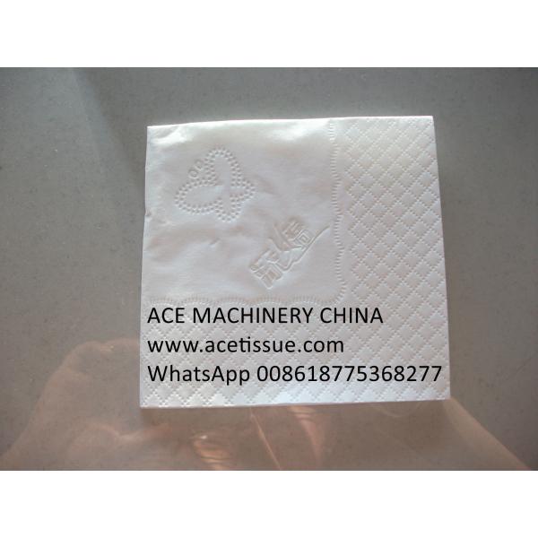 Fully Automatic Paper Napkin Machine With Packaging Machine 2800Pc/Min