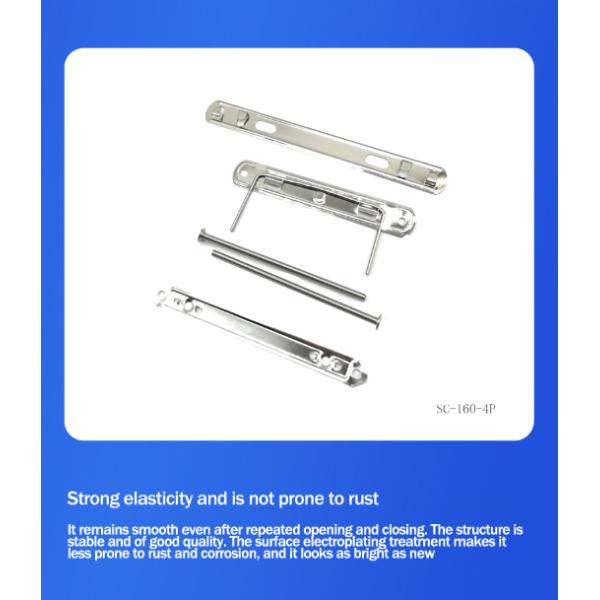3 Hole Spring File Clip 260mm Paper Spring Clip Rust Resistant