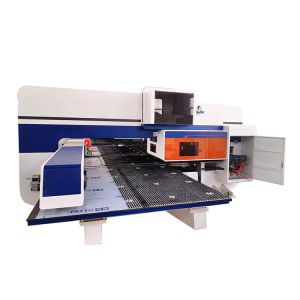 Full Automatically Mechanical CNC Turret Punching Machine / Plate Punching