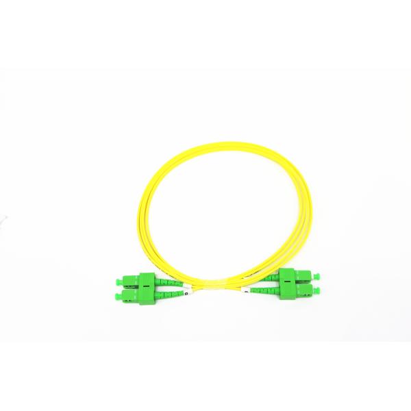 G652D Single Mode Patch Cable , Fibre Optic Patch Leads Simplex SX SC / UPC