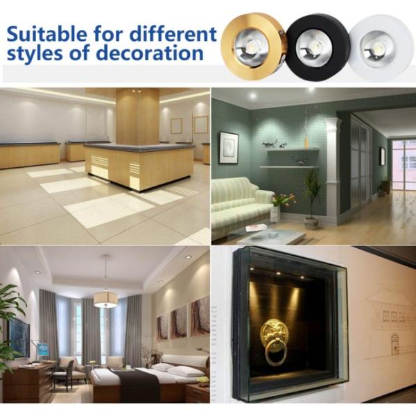 3W LED Surface Mounted Downlights SMD Led Cabinet Spot Light