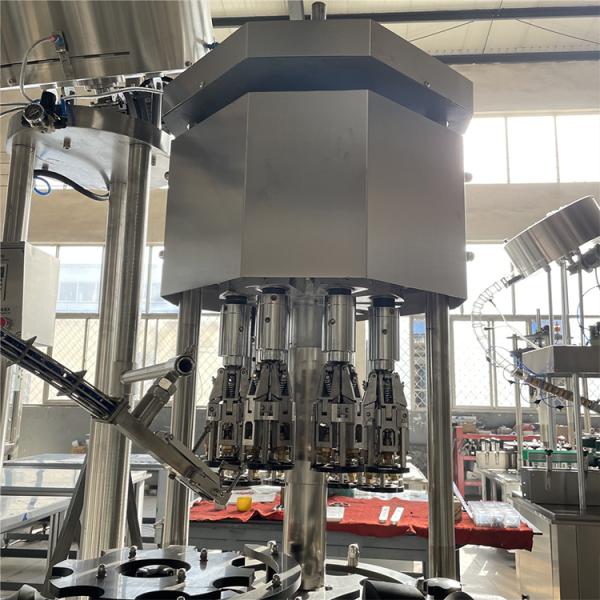 SUS304 Automatic Bottle Capping Machine 1/4/6/8/12 Capper Head