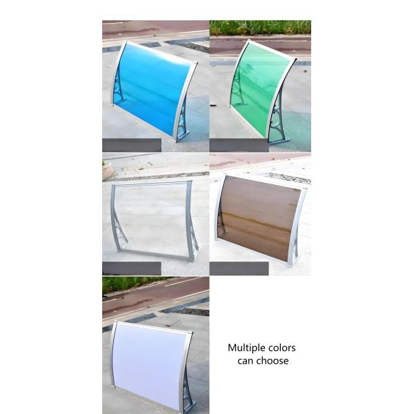 Wall mounted Polycarbonate Door Canopy Offering Weather Resistance Range From Minus 40 Celsius to 120 Celsius Suitable for Door