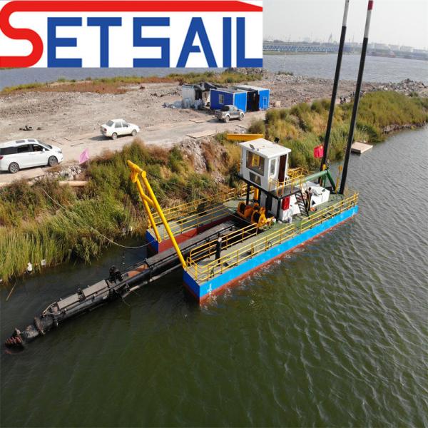 Customized 10m Dredging Depth Water Flow 1500m3 Cutter Suction Dredger for Bangladesh