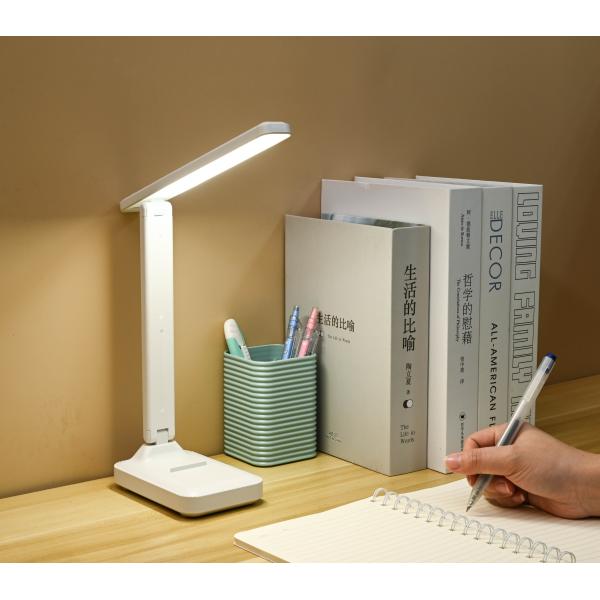 Portable Folding LED Reading Light Rechargeable Table Desk Study Lamp Eye Protect For Bedroom