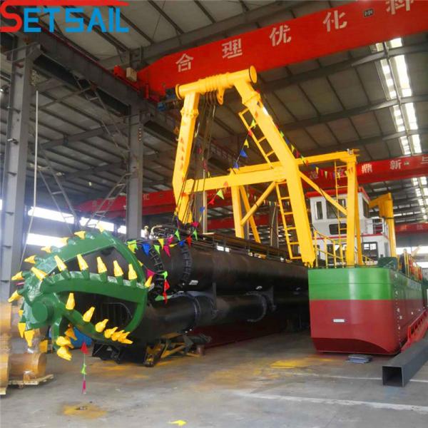 Customized Rexroth Hydraulic Anchor Boom Cutter Suction Mud Dredger for Performance
