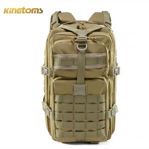 China Khaki Oxford TAN Tactical Hiking Backpack Thicken 40L Camping on sale