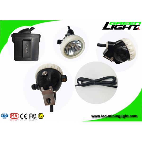 ABS Material Rechargeable Led Mining Light 6.6Ah Li Ion Battery 10000lux Brightness