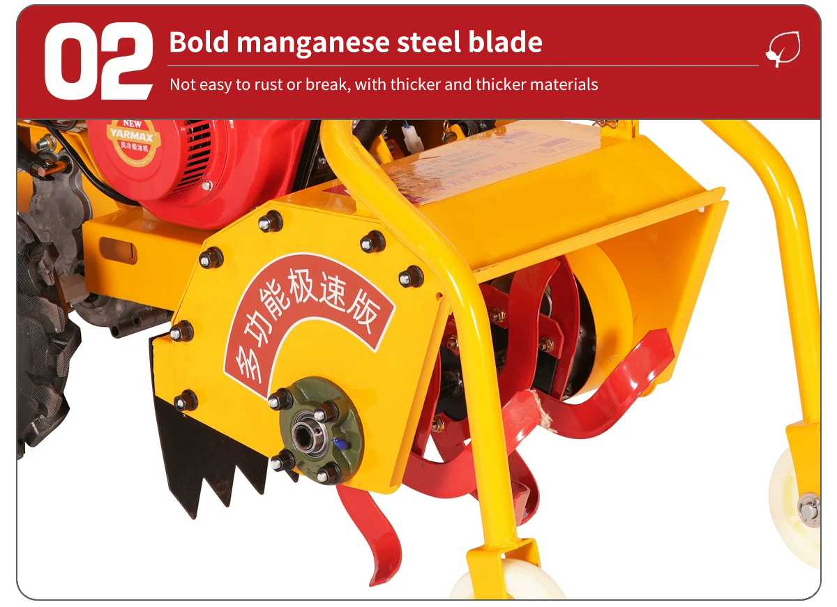 Weeding machine Micro-tiller Agricultural Small Multi-functional Gasoline Hand-held Cultivated Land Loosening Machine