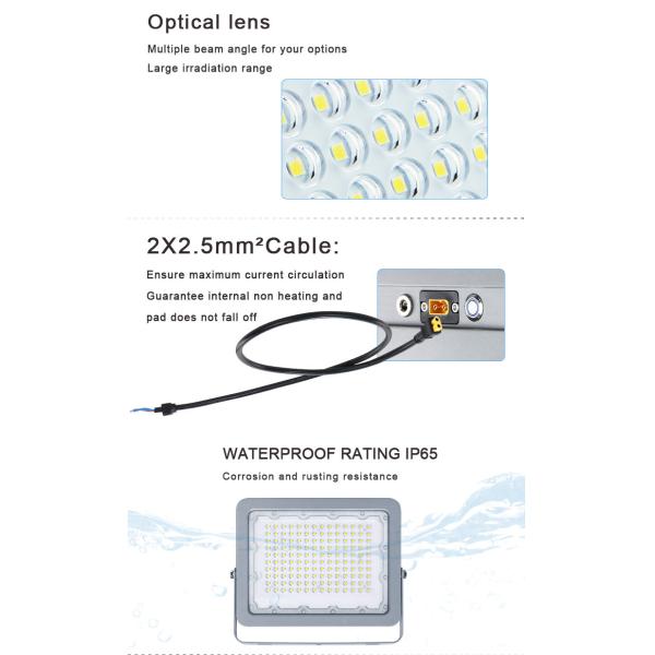 Explosion Proof 100W 300W Led Solar Flood Light For Gym