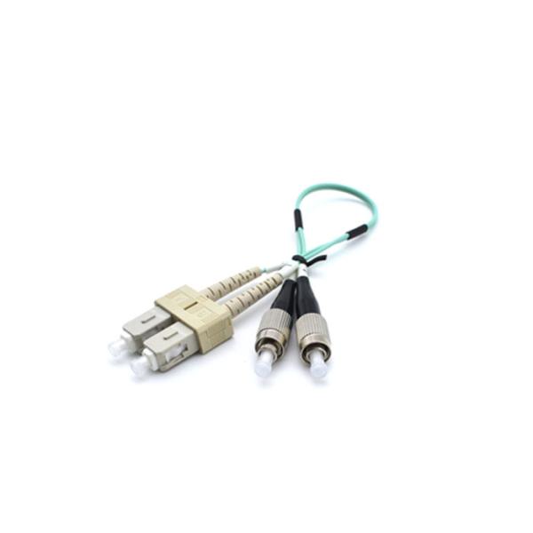 Duplex 0M3 LC-FC Fiber Optic Patch Cord Optical Cable LSZH FTTH Patch Cord