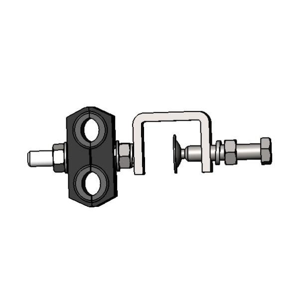 Feeder Cable Clamp, for 2x(10-16.5)mm Cable
