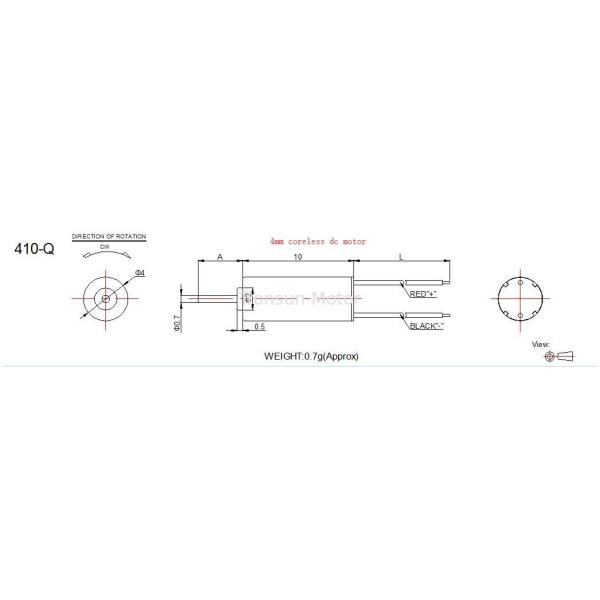 Home Application Small Coreless Motor , Customized Coreless Brushed DC Motor