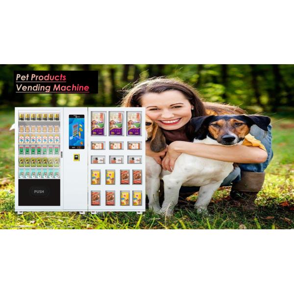 1200 Capacity Pet Products Smart Vending Machine With Locker Micron Smart Vending Machine