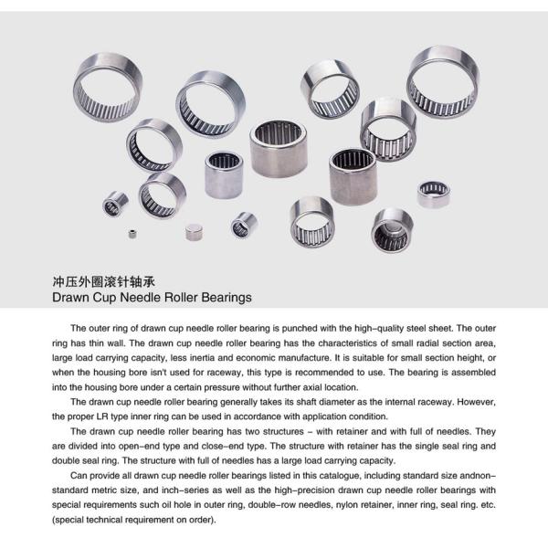 BK6020 Drawn Cup Needle Roller Bearings With P4 Precision Rating