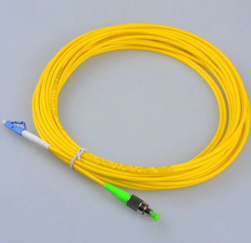 SC / APC Connector Fiber Optic Patch Cable , Duplex Web-scale PVC Cable