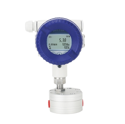 Digital Flow Meter Providing Flow Data with Compact Design Low Pressure Drop and Multiple Output Signals for Industrial