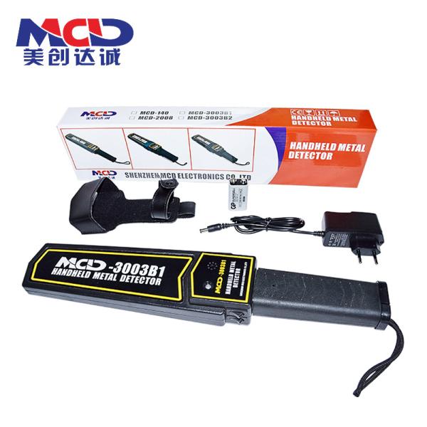 High Sensitive Hand Held Security Body Scanner/Metal Detector Machine/Audio Alert LED Indicator