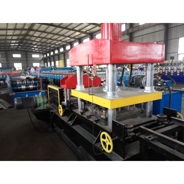 High Efficient Highway Guardrail Roll Forming Machine Two Waves ISO Approved