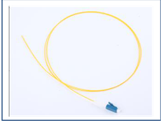 Light Weight Pigtail Fiber Optic Cable LC / UPC Low Back Reflection Featuring 0