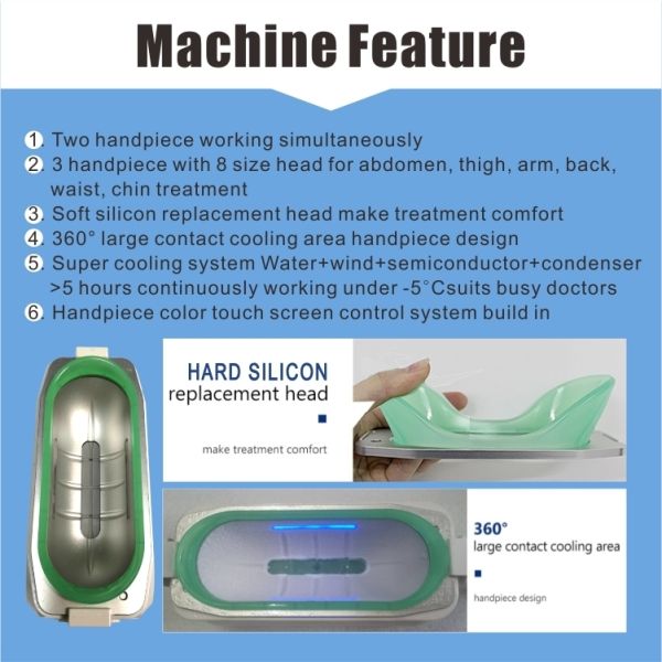Compact 360° Cryolipolysis Fat Freezing Machine , Multi Function Body Contouring System