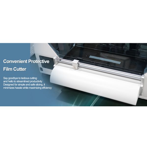 KECAI Desktop Touch Screen Roll A3 DTF Printer Dual XP600 Print Head DTF Printer Printing Machine for Cotton T-shirt Printing