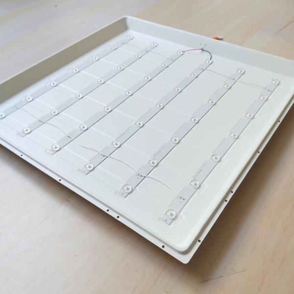 Alum + PS 60x60 36W 3000K LED Backlit Panel Light